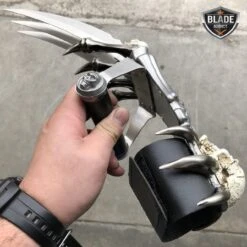 17" Wolverine Claw & Skull Skeleton Knife Dagger W/ Handle Fixed Blade -BLADE ADDICT Sales bladeaddictknives fixed blade 17 wolverine claw skull skeleton knife dagger w handle fixed blade 3905056178264