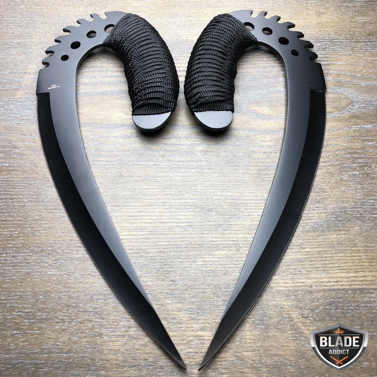 2 Piece Chronicles Of Riddick Dagger Saber Claws Fixed Blade Knife Set 4 2 Piece Chronicles Of Riddick Dagger Saber Claws Fixed Blade Knife Set - Image 2