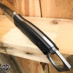 8.5" Fixed Blade Tactical Hunting Knife With Paddle ABS Belt Loop Holster Sheath 15 8.5" Fixed Blade Tactical Hunting Knife With Paddle ABS Belt Loop Holster Sheath -BLADE ADDICT Sales bladeaddictknives fixed blade 8 5 fixed blade tactical hunting knife with paddle abs belt loop holster sheath 12787507757144