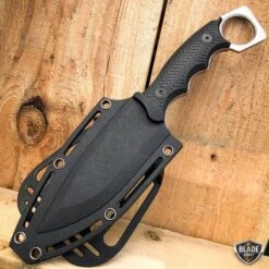8.5" Fixed Blade Tactical Hunting Knife With Paddle ABS Belt Loop Holster Sheath 16 8.5" Fixed Blade Tactical Hunting Knife With Paddle ABS Belt Loop Holster Sheath -BLADE ADDICT Sales bladeaddictknives fixed blade 8 5 fixed blade tactical hunting knife with paddle abs belt loop holster sheath 12787508838488