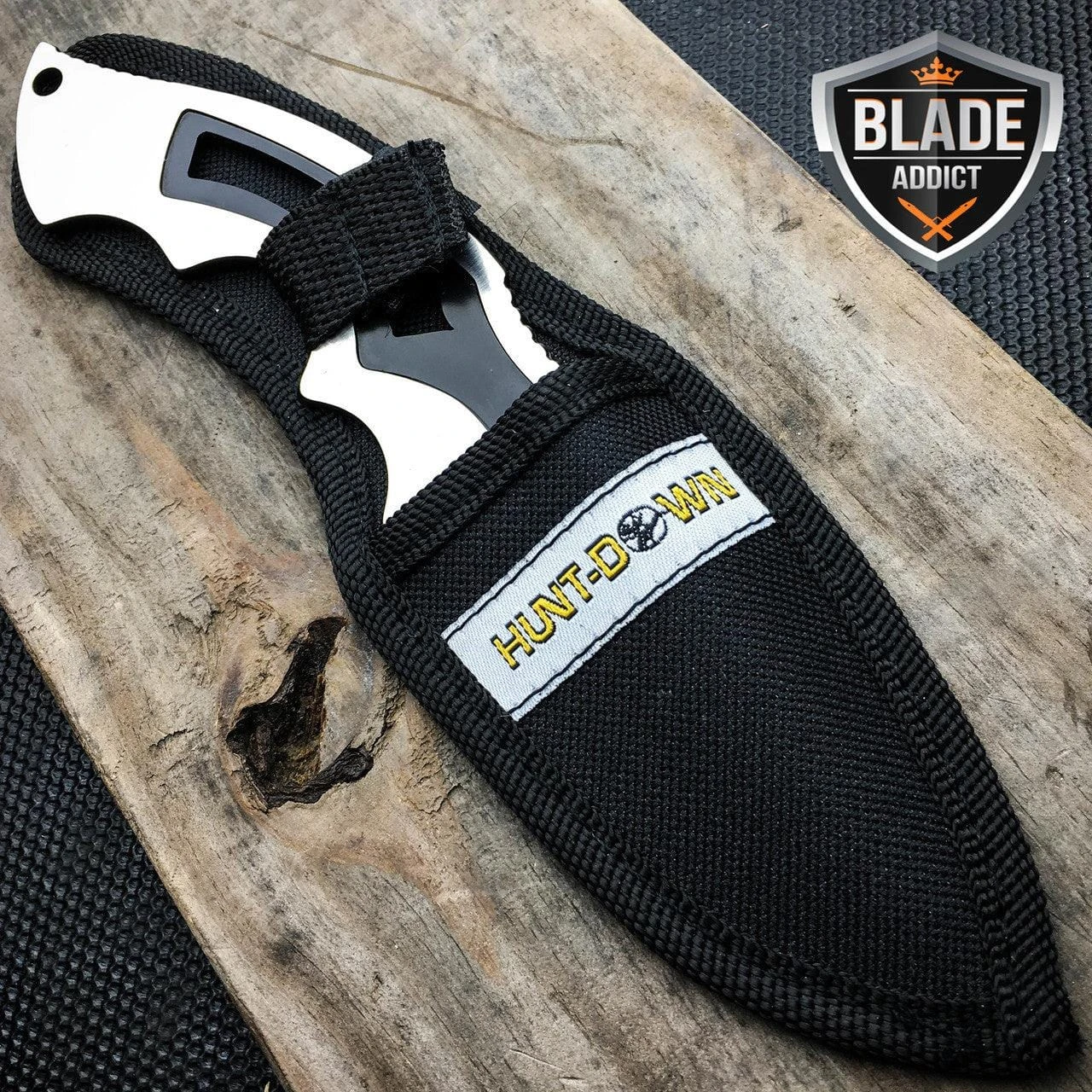 8" FULL TANG Hunting Tactical Camping FIXED BLADE Knife + SHEATH 5 8" FULL TANG Hunting Tactical Camping FIXED BLADE Knife + SHEATH - Image 3