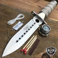 8" Tactical Fishing Hunting Survival Knife W/ Sheath