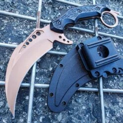 9.5" CSGO Full Tang Talon Fixed Blade Hunting Survival Karambit Knife -BLADE ADDICT Sales bladeaddictknives fixed blade 9 5 csgo full tang talon fixed blade hunting survival karambit knife 15249633378392