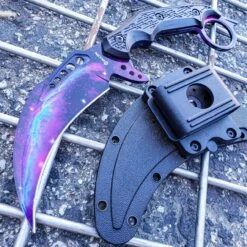 9.5" CSGO Full Tang Talon Fixed Blade Hunting Survival Karambit Knife -BLADE ADDICT Sales bladeaddictknives fixed blade 9 5 csgo full tang talon fixed blade hunting survival karambit knife 15249633837144