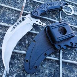 9.5" CSGO Full Tang Talon Fixed Blade Hunting Survival Karambit Knife -BLADE ADDICT Sales bladeaddictknives fixed blade 9 5 csgo full tang talon fixed blade hunting survival karambit knife 15249634230360