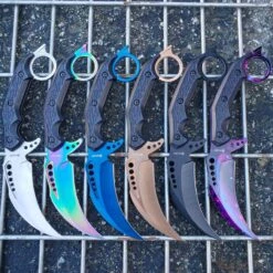 9.5" CSGO Full Tang Talon Fixed Blade Hunting Survival Karambit Knife -BLADE ADDICT Sales bladeaddictknives fixed blade 9 5 csgo full tang talon fixed blade hunting survival karambit knife 15249634328664