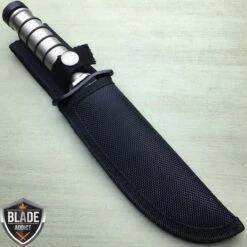 9.5" Tactical Hunting Army Rambo Fixed Blade Knife Machete Bowie W Survival Kit -BLADE ADDICT Sales bladeaddictknives fixed blade 9 5 tactical hunting army rambo fixed blade knife machete bowie w survival kit 410022576155