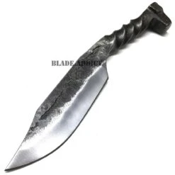 9" Hand Forged Railroad Spike Fixed Blade Knife With Thick Leather Sheath NEW 8 9" Hand Forged Railroad Spike Fixed Blade Knife With Thick Leather Sheath NEW -BLADE ADDICT Sales bladeaddictknives fixed blade 9 hand forged railroad spike fixed blade knife with thick leather sheath new 407552720923