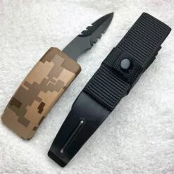 Belt Buckle Fixed Blade Knife - Adjustable Canvas Belt, TPU Buckle -BLADE ADDICT Sales bladeaddictknives fixed blade belt buckle fixed blade knife adjustable canvas belt tpu buckle 3901368107096