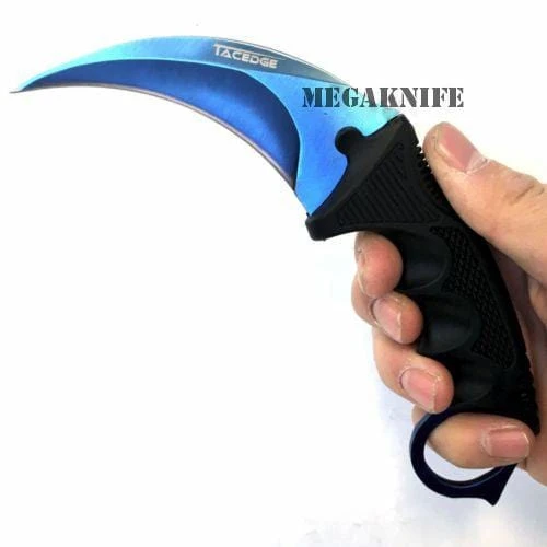 CSGO Blue Fixed Blade Karambit 4 CSGO Blue Fixed Blade Karambit - Image 2