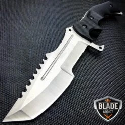 CSGO Fixed Blade Huntsman Survival Knife - Silver 6 CSGO Fixed Blade Huntsman Survival Knife - Silver -BLADE ADDICT Sales bladeaddictknives fixed blade csgo fixed blade huntsman survival knife silver 323783524379