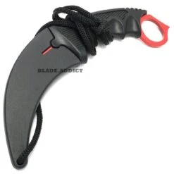 CSGO Fixed Blade Karambit Red -BLADE ADDICT Sales bladeaddictknives fixed blade csgo fixed blade karambit red 323956604955