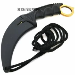 CSGO Gold Fixed Blade Karambit -BLADE ADDICT Sales bladeaddictknives fixed blade csgo gold fixed blade karambit 323259760667