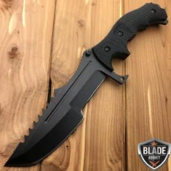 CSGO Huntsman Fixed Blade - Black 6 CSGO Huntsman Fixed Blade - Black -BLADE ADDICT Sales bladeaddictknives fixed blade csgo huntsman fixed blade black 323978625051