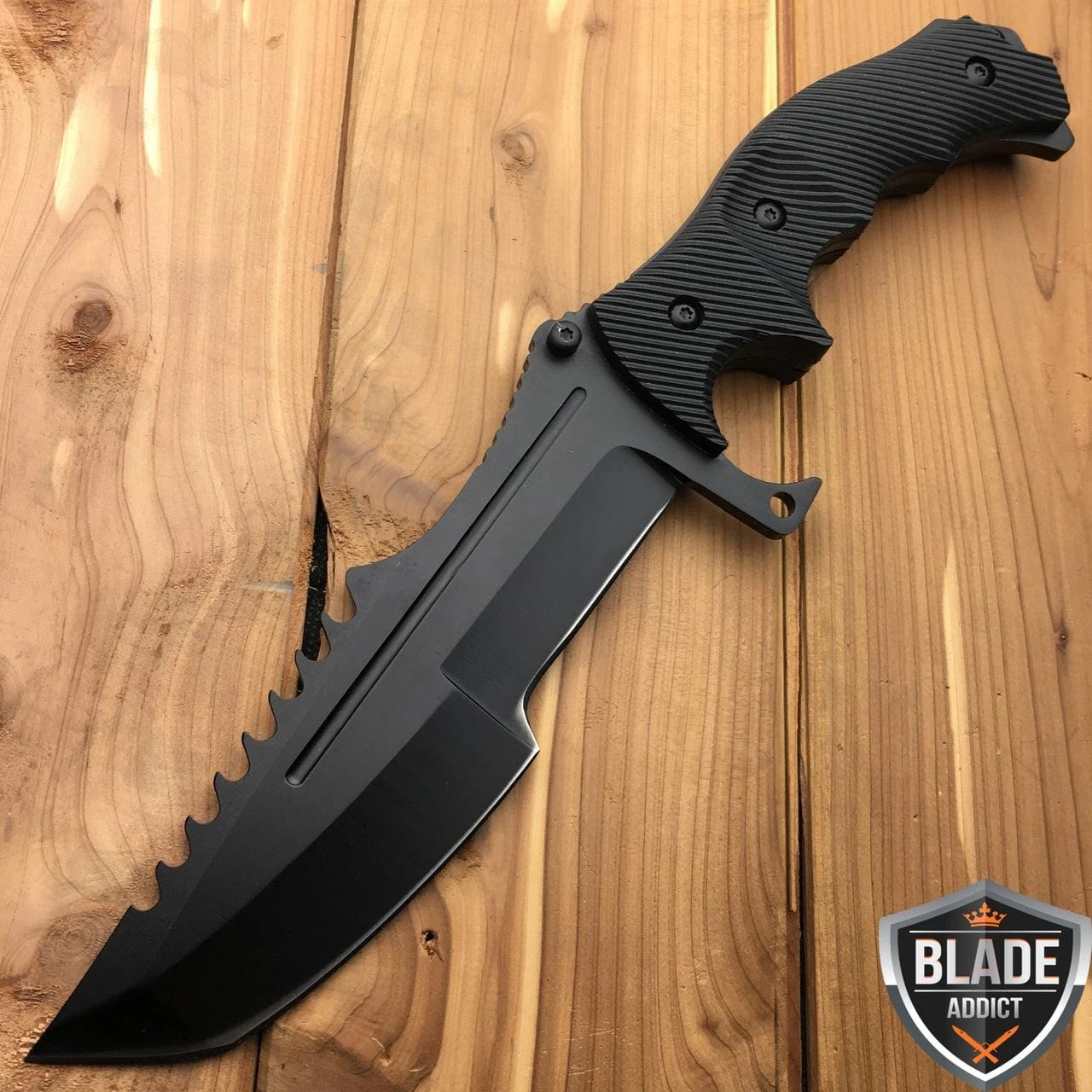 CSGO Huntsman Fixed Blade - Black 4 CSGO Huntsman Fixed Blade - Black - Image 2