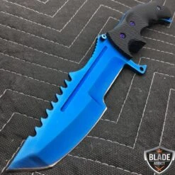 BLADE ADDICT Sales -BLADE ADDICT Sales bladeaddictknives fixed blade csgo huntsman fixed blade blue 323765174299