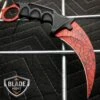 CSGO Karambit Fixed Blade Crimson Web -BLADE ADDICT Sales bladeaddictknives fixed blade csgo karambit fixed blade crimson web 323813146651