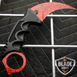 New Arrival -BLADE ADDICT Sales bladeaddictknives fixed blade csgo karambit fixed blade crimson web 323813310491