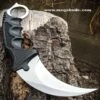 CSGO Silver Fixed Blade Karambit 1 CSGO Silver Fixed Blade Karambit -BLADE ADDICT Sales bladeaddictknives fixed blade csgo silver fixed blade karambit 323275456539