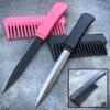 Dapper Defender Self Defense Brush Comb Knife -BLADE ADDICT Sales bladeaddictknives fixed blade dapper defender self defense brush comb knife 12786730598488