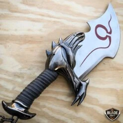 God Of War 17" Chaos War Twin Blade Knives Kratos Sword Dagger Set 11 God Of War 17" Chaos War Twin Blade Knives Kratos Sword Dagger Set -BLADE ADDICT Sales bladeaddictknives fixed blade god of war 17 chaos war twin blade knives kratos sword dagger set 12786855870552