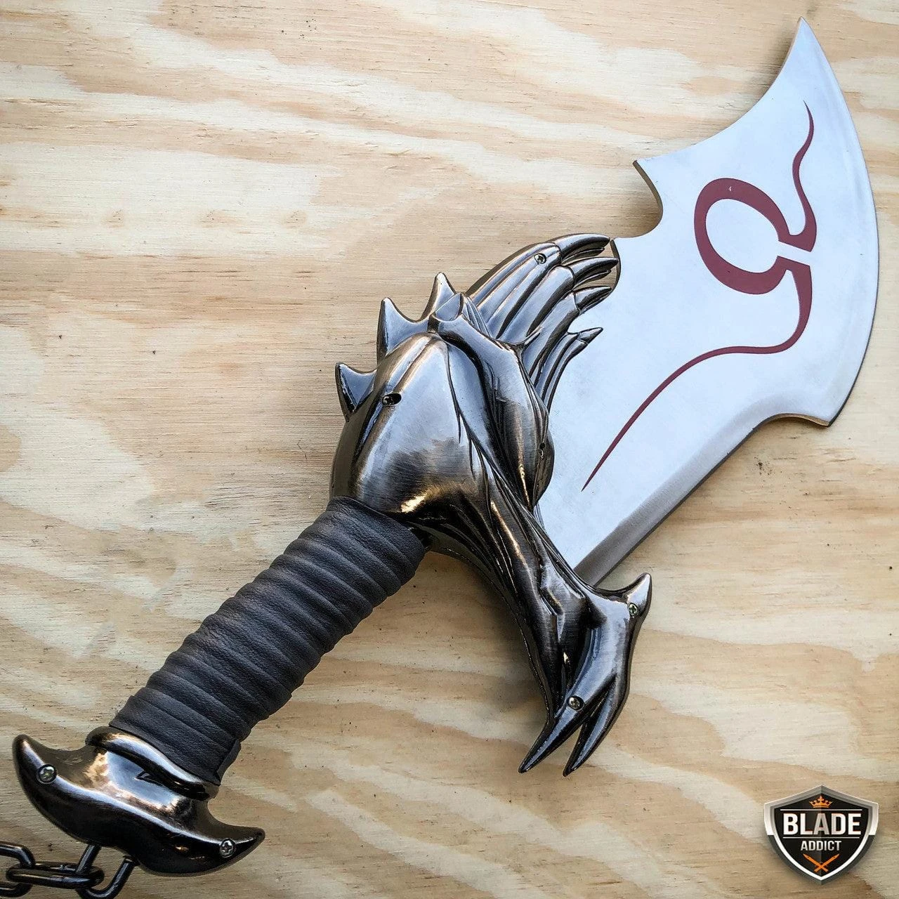 God Of War 17" Chaos War Twin Blade Knives Kratos Sword Dagger Set 6 God Of War 17" Chaos War Twin Blade Knives Kratos Sword Dagger Set - Image 4