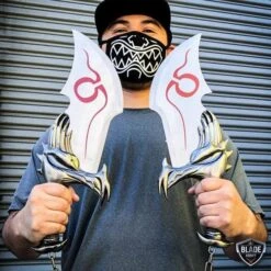 God Of War 17" Chaos War Twin Blade Knives Kratos Sword Dagger Set 12 God Of War 17" Chaos War Twin Blade Knives Kratos Sword Dagger Set -BLADE ADDICT Sales bladeaddictknives fixed blade god of war 17 chaos war twin blade knives kratos sword dagger set 12786856165464