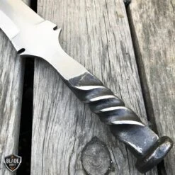 Hand Forged Railroad Spike Carbon Steel Hunting Dagger Knife Fixed Blade + Case 8 Hand Forged Railroad Spike Carbon Steel Hunting Dagger Knife Fixed Blade + Case -BLADE ADDICT Sales bladeaddictknives fixed blade hand forged railroad spike carbon steel hunting dagger knife fixed blade case 6672124018776