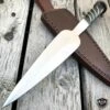 Hand Forged Railroad Spike Carbon Tactical Needle Point Dagger Knife -BLADE ADDICT Sales bladeaddictknives fixed blade hand forged railroad spike carbon tactical needle point dagger knife 6672122806360
