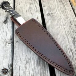 Hand Forged Railroad Spike Carbon Tactical Needle Point Dagger Knife -BLADE ADDICT Sales bladeaddictknives fixed blade hand forged railroad spike carbon tactical needle point dagger knife 6672123166808
