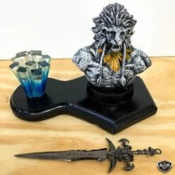 World Of Warcraft Desk Toy Mini Figure W/ Sword Orc Lich King 17 World Of Warcraft Desk Toy Mini Figure W/ Sword Orc Lich King -BLADE ADDICT Sales bladeaddictknives fixed blade lion world of warcraft desk toy mini figure w sword orc lich king 12786870419544