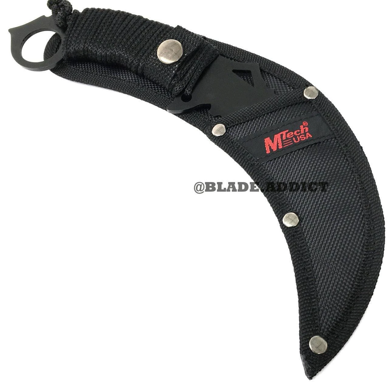 MTECH BLACK TACTICAL KARAMBIT KNIFE SURVIVAL HUNTING BOWIE Fixed Blade 5 MTECH BLACK TACTICAL KARAMBIT KNIFE SURVIVAL HUNTING BOWIE Fixed Blade - Image 3