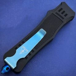 9" TANTO BLUE STEEL Ghost OTF Tactical Pocket Knife New -BLADE ADDICT Sales bladeaddictknives knives 9 tanto blue steel ghost otf tactical pocket knife new 15249569808472