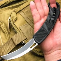 Raptor Claw Tactical Auto Karambit Dual Action OTF Knife 24 Raptor Claw Tactical Auto Karambit Dual Action OTF Knife -BLADE ADDICT Sales bladeaddictknives knives black raptor claw tactical auto karambit dual action otf knife 15249583407192