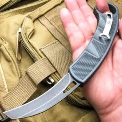 Raptor Claw Tactical Auto Karambit Dual Action OTF Knife 25 Raptor Claw Tactical Auto Karambit Dual Action OTF Knife -BLADE ADDICT Sales bladeaddictknives knives grey raptor claw tactical auto karambit dual action otf knife 15249583636568