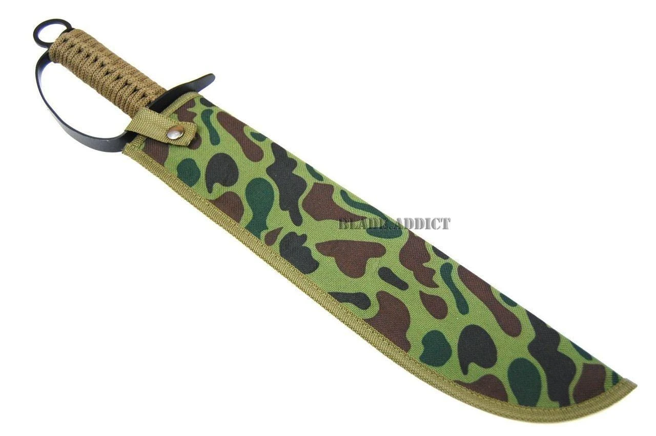 19.5" JUNGLE MACHETE HUNTING KNIFE MILITARY TACTICAL SURVIVAL SWORD 5 19.5" JUNGLE MACHETE HUNTING KNIFE MILITARY TACTICAL SURVIVAL SWORD - Image 3