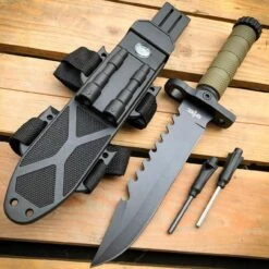 12.5" MILITARY TACTICAL FIXED BLADE Army SURVIVAL Knife W Fire Starter 25 12.5" MILITARY TACTICAL FIXED BLADE Army SURVIVAL Knife W Fire Starter -BLADE ADDICT Sales bladeaddictknives new arrivals 12 5 military tactical fixed blade army survival knife w fire starter 15248163405912