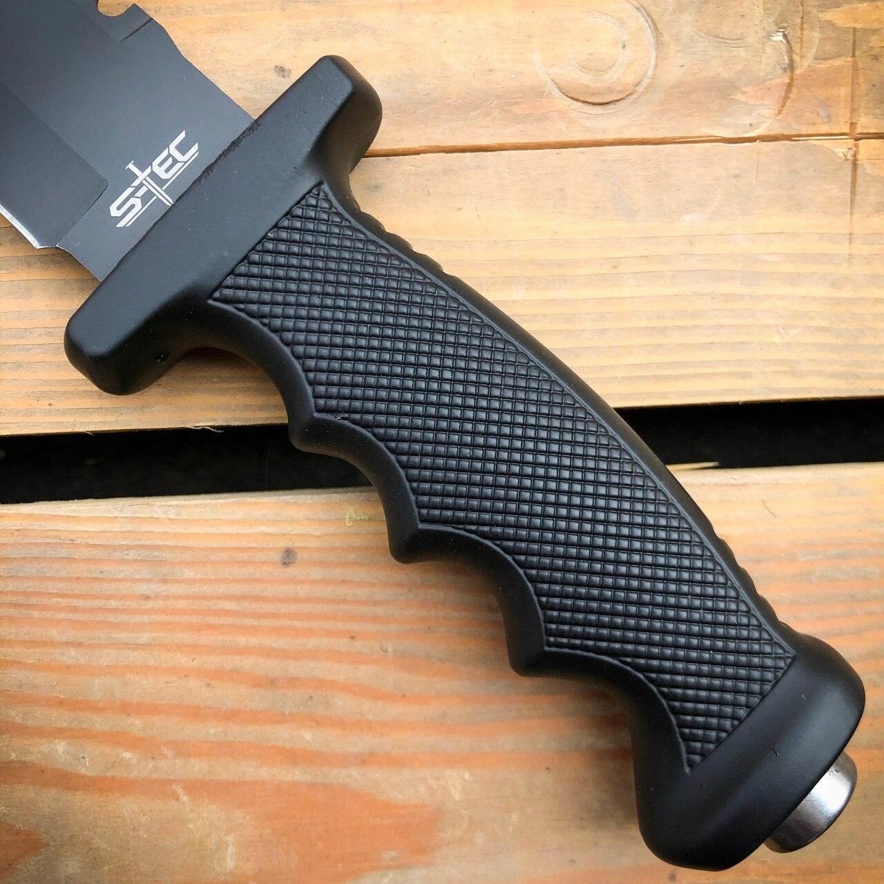 12.5" TACTICAL SURVIVAL FIXED BLADE Army Bowie W/ Throwing Knife 8 12.5" TACTICAL SURVIVAL FIXED BLADE Army Bowie W/ Throwing Knife - Image 6