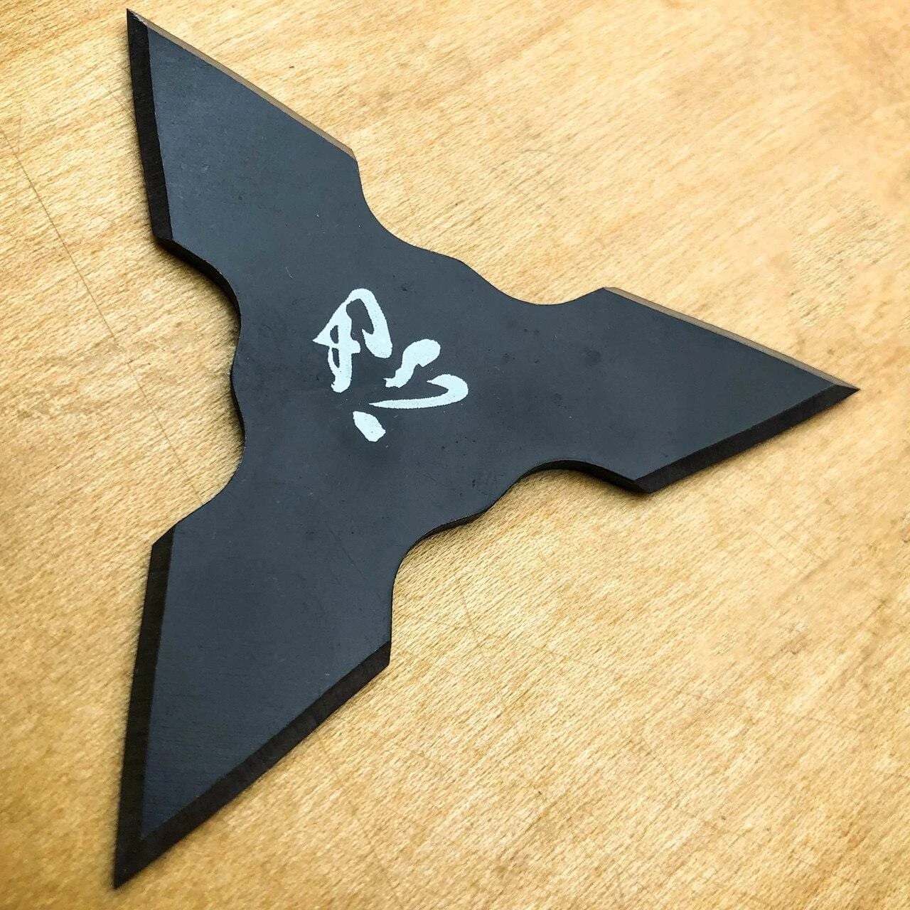 4 PC Set Black Ninja Throwing Stars For Sale Anime Shuriken Knife 5 4 PC Set Black Ninja Throwing Stars For Sale Anime Shuriken Knife - Image 3