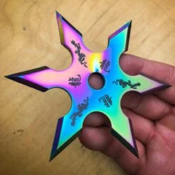 4 PC Set Ninja Throwing Stars Anime Shuriken Knife Blade Six-Sided -BLADE ADDICT Sales bladeaddictknives new arrivals 4 pc set ninja throwing stars anime shuriken knife blade six sided 15249664180312