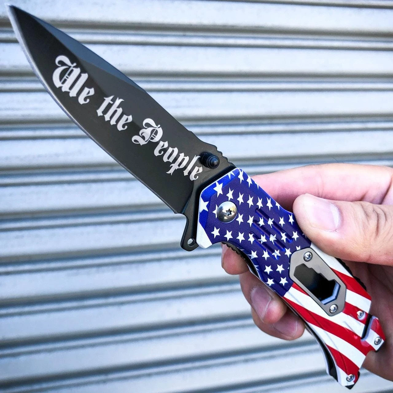 8" AMERICAN FLAG Tactical Spring OPEN Assisted Folding Rescue Knife 3 8" AMERICAN FLAG Tactical Spring OPEN Assisted Folding Rescue Knife