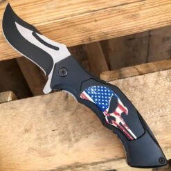 8" BLACK Spring Opening Assisted SKULL Tactical Folding Pocket Knife 19 8" BLACK Spring Opening Assisted SKULL Tactical Folding Pocket Knife -BLADE ADDICT Sales bladeaddictknives new arrivals 8 black spring opening assisted skull tactical folding pocket knife 15249655365720