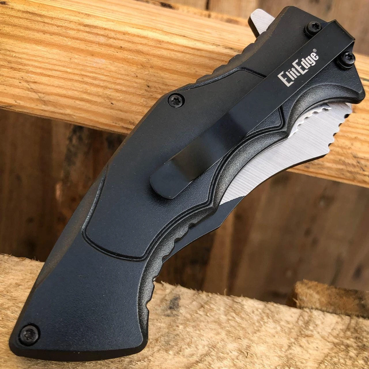 8" BLACK Spring Opening Assisted SKULL Tactical Folding Pocket Knife 11 8" BLACK Spring Opening Assisted SKULL Tactical Folding Pocket Knife - Image 9