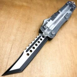 Delta Tanto OTF Auto Knife Clear TOP Transparent -BLADE ADDICT Sales bladeaddictknives new arrivals black delta tanto otf auto knife clear top transparent 15249529536600