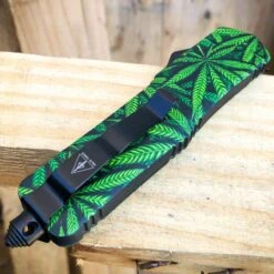 Cannabis Marijuana Leaf OTF -BLADE ADDICT Sales bladeaddictknives new arrivals cannabis marijuana leaf otf 15249674567768
