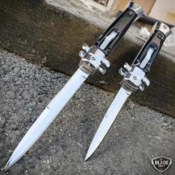 Classic Gentleman Italian Stiletto OTF -BLADE ADDICT Sales bladeaddictknives new arrivals classic gentleman italian stiletto otf 15249637081176