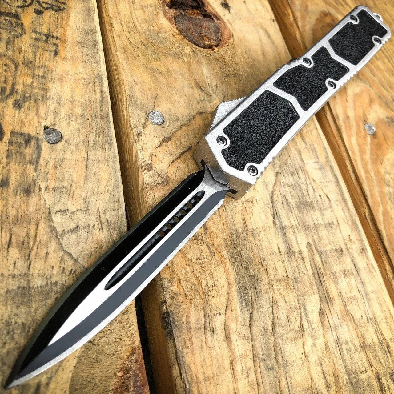 Delta Force Recon Dagger Blade OTF Knife NEW 7 Delta Force Recon Dagger Blade OTF Knife NEW - Image 5