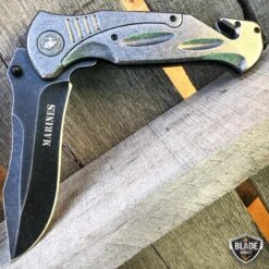 10.5" Military Tactical American Flag Army USMC Marines Pocket Knife 12 10.5" Military Tactical American Flag Army USMC Marines Pocket Knife -BLADE ADDICT Sales bladeaddictknives pocket knives 10 5 military tactical american flag army usmc marines pocket knife 12109301088344