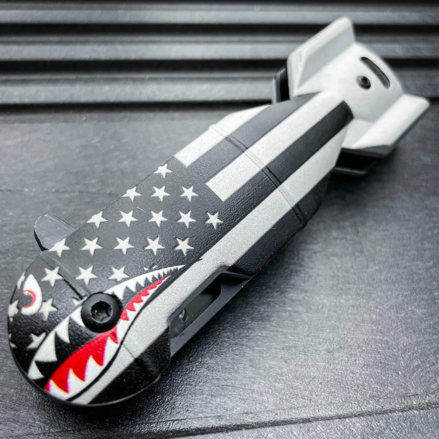 6.25" TAC-FORCE Military Shark Bomb Tactical Spring Assisted Open Folding Pocket Knife 10 6.25" TAC-FORCE Military Shark Bomb Tactical Spring Assisted Open Folding Pocket Knife - Image 8