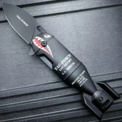6.25" TAC-FORCE Military Shark Bomb Tactical Spring Assisted Open Folding Pocket Knife 14 6.25" TAC-FORCE Military Shark Bomb Tactical Spring Assisted Open Folding Pocket Knife -BLADE ADDICT Sales bladeaddictknives pocket knives 6 25 tac force military shark bomb tactical spring assisted open folding pocket knife 23854469644487